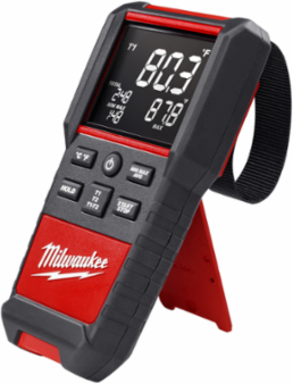 Heavy Duty Contact Temperature Meter, -328 F to 2500 F Temperature Range, 10.3 Inch Length, Digital Accuracy 1.3 F