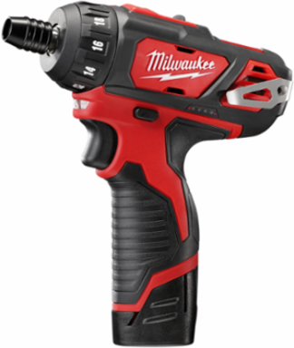 M12 1/4 Inch Hex 2-Speed Cordless Screwdriver Kit, 275 in-lbs Torque, 1500 RPM
