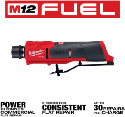 M12 FUELTM Low Speed Tire Buffer, 2 Inch Width, 2500 RPM, 1.8 lbs