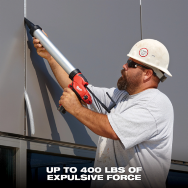 M12 10 oz Cordless Caulk Gun with 400 lbs Pushing Force