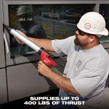 M12TM Cordless Sausage Caulk Gun Kit, 20 oz Capacity, 400 lbs Force, 0-28 IPM