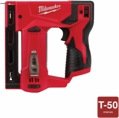 M12 3/8 Inch Crown Stapler, Cordless, 3.0 lbs, 12 Volt Battery