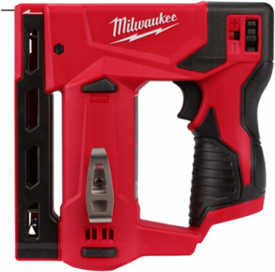 M12 3/8 Inch Crown Stapler, Cordless, 3.0 lbs, 12 Volt Battery