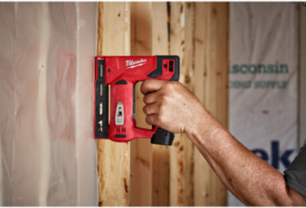 M12 3/8 Inch Crown Stapler, Cordless, 3.0 lbs, 12 Volt Battery