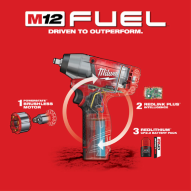 M12 FUEL™ 3/8 in. Impact Wrench Kit
