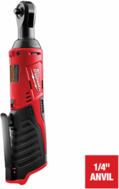 M12TM Cordless 1/4 Inch Ratchet, 30 ft-lbs Torque, 250 RPM, 1.9 lbs