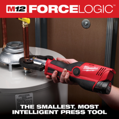 M12™ Press Tool - 12.6 Inch Length, Multi-Purpose Crimping, 40,000 Cycles