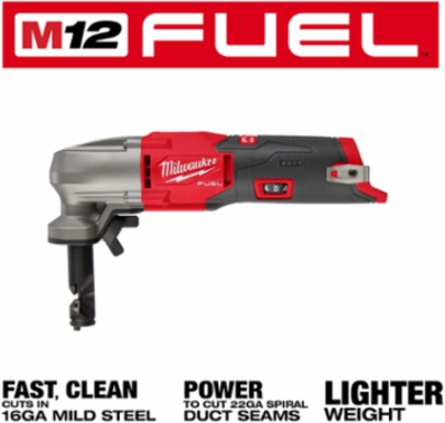 M12 FUEL™ 16 Gauge Variable Speed Nibbler, 12V, 3.2 Inch Minimum Cut Radius