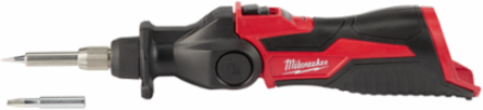 M12 Soldering Iron, 90W, 750°F Max Temp, Interchangeable Chisel/Pointed Tip