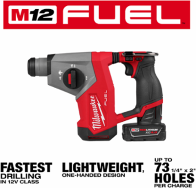 M12 FUEL™ 5/8” SDS Plus Rotary Hammer Kit