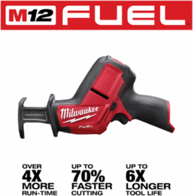 M12 FUEL HACKZALL Reciprocating Saw, 11 Inch Length, 12V Cordless, 3.2 lbs