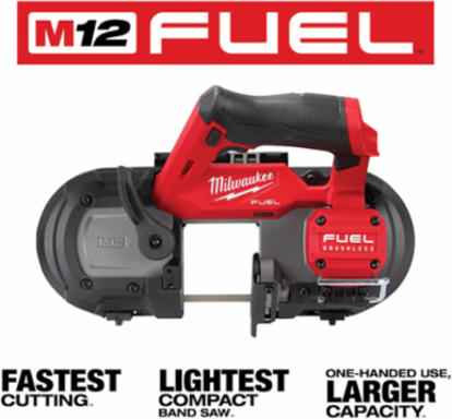M12 FUEL Compact Band Saw, 2-1/2" Cut Capacity, 6 lbs, Cordless