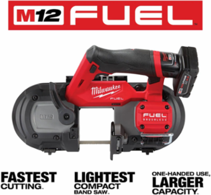 M12 FUEL Compact Band Saw Kit, 2-1/2" X 2-1/2" Cut Capacity, 6 lbs