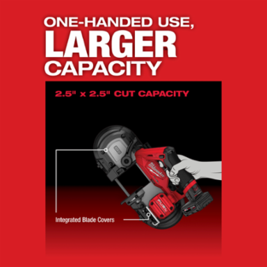 M12 FUEL Compact Band Saw Kit, 2-1/2" X 2-1/2" Cut Capacity, 6 lbs