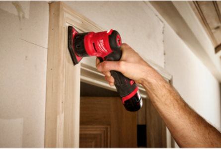 M12 FUEL™ Orbital Detail Sander, 1.5mm Orbit, 1.67 lbs, Cordless