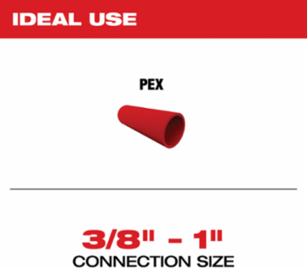 M12 FUEL ProPEX Expander Kit 3/8"-1" Capacity, Electric Power, Includes RAPID SEAL Heads