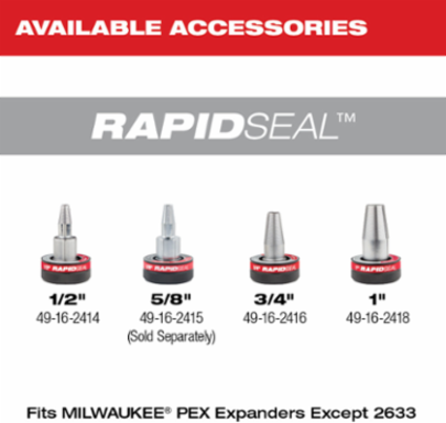 M12 FUEL™ ProPEX® Expander w/ 1/2"-1" RAPID SEAL™ ProPEX® Expander Heads-Reconditioned