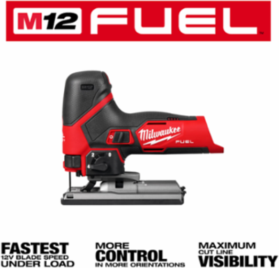 M12 FUEL™ Jig Saw, 3.4 lbs, 3000 SPM, 7/8" Stroke Length, Orbital Action