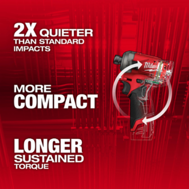 M12 FUEL™ SURGE™ 1/4 Inch Hex Hydraulic Driver, 3000 RPM, 2.0 lbs