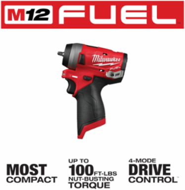M12 FUEL™ Stubby 1/4 in. Impact Wrench