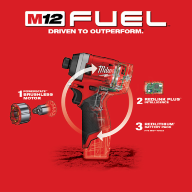 M12 FUEL™ 1/4 in. Hex Impact Driver
