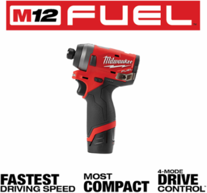 M12 FUEL™ 1/4 in. Hex Impact Driver Kit