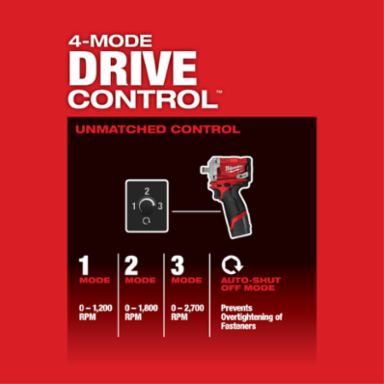 M12 FUEL™ Stubby 1/2 in. Impact Wrench
