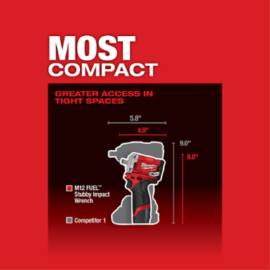M12 FUEL™ Stubby 1/2 in. Impact Wrench