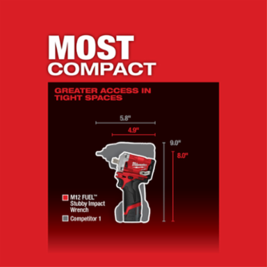 M12 FUEL™ Stubby 1/2 in. Pin Impact Wrench