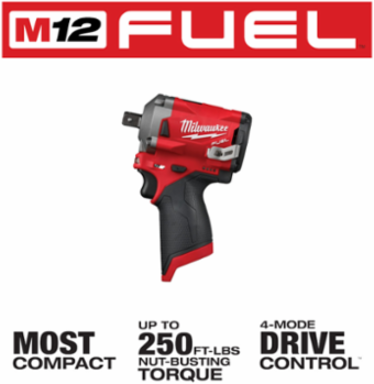 M12 FUEL™ Stubby 1/2 in. Pin Impact Wrench