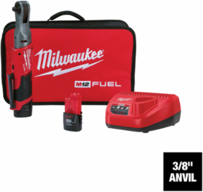 M12 FUEL™ 3/8" Ratchet 2 Battery Kit