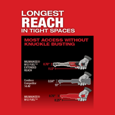M12 FUEL™ 3/8 in. Extended Reach Ratchet-Reconditioned