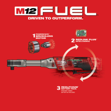 M12 FUEL™ 3/8 in. Extended Reach Ratchet-Reconditioned