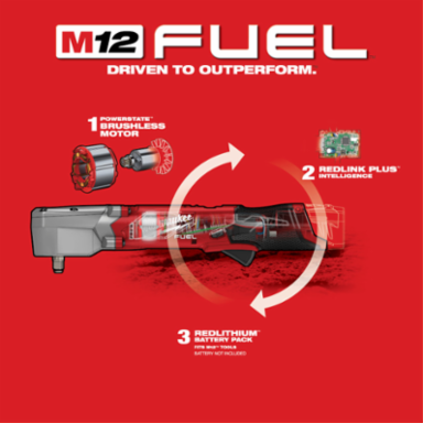 M12 FUEL™ 3/8" Right Angle Impact Wrench-Reconditioned