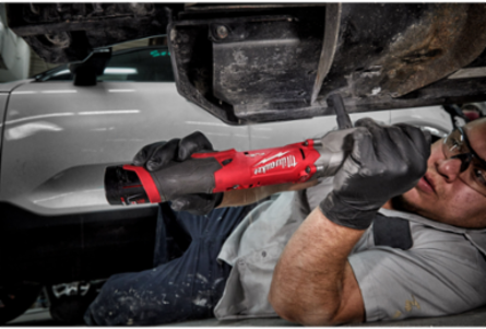 M12 FUEL 1/2 Inch Right Angle Impact Wrench, 220 ft-lbs Torque, 2.8 Inch Head Profile