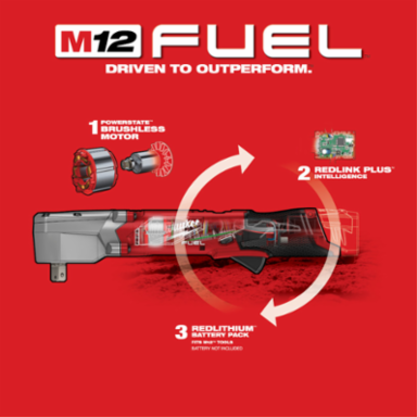 M12 FUEL™ 1/2" Right Angle Impact Wrench w/ Pin Detent-Reconditioned