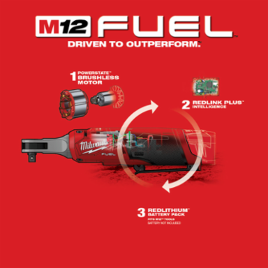 M12 FUEL™ 3/8" High Speed Ratchet-Reconditioned