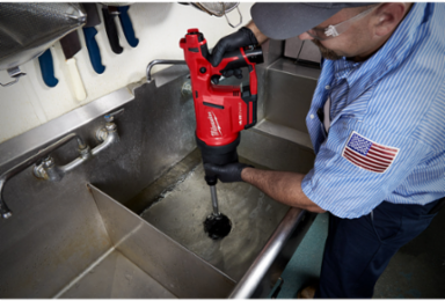 M12 AIRSNAKE Drain Cleaning Air Gun Kit for 1-4 Inch Pipes, 50 PSI, 7.1 Pounds