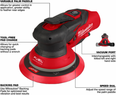 M12 FUEL™ 6" Random Orbital Sander Kit (3/16")