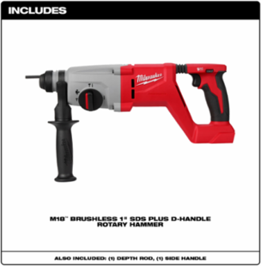 M18™ Brushless 1” SDS Plus D-Handle Rotary Hammer