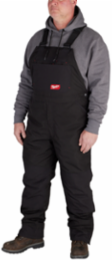 FREEFLEX™ Insulated Bib Overalls Black XLT, Size X-Large Tall, Water Resistant