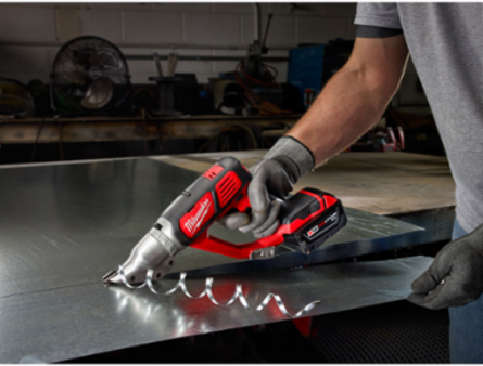 M18 Cordless 18 Gauge Double Cut Shear, 18V, 4.0Ah, 2300 SPM, Variable Speed