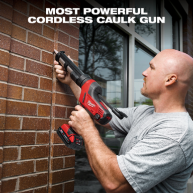 M18 Cordless Caulk and Adhesive Gun, 10 oz, 950 lbs Force, Variable Speed