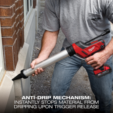 M18™ Cordless Caulk and Adhesive Gun 20 oz, 950 lbs Force, Variable Speed