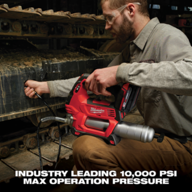 M18TM 2-Speed Cordless Grease Gun 10,000 PSI 48 Inch Hose, 14 oz Capacity