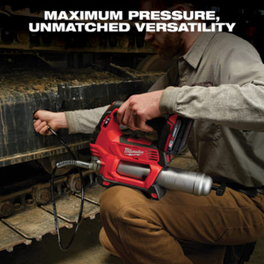 M18TM 2-Speed Cordless Grease Gun 10,000 PSI 48 Inch Hose, 14 oz Capacity