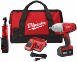 M18 2-Tool Combo Kit with 1/2 Inch High-Torque Impact Wrench & 3/8 Inch Ratchet