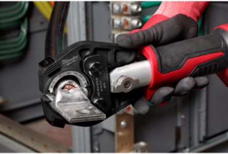M18 FORCE LOGIC 600 MCM Crimper, 2.9 Sec Crimp Speed, 350° Head Rotation