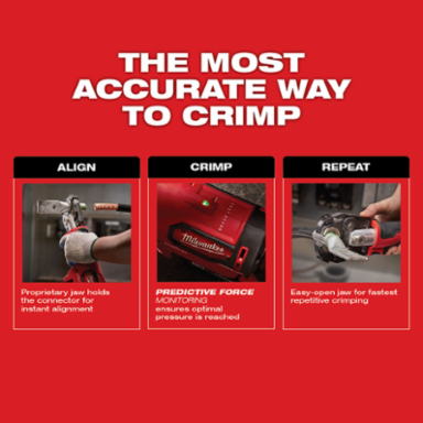 M18 FORCE LOGIC 600 MCM AL Crimper Kit w/ 750 MCM Jaw, 18V, 7.65 lbs