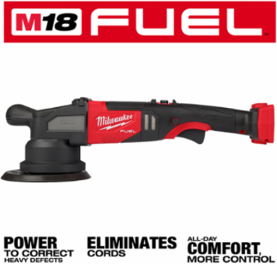 M18 FUEL 21mm Random Orbital Polisher, 6 Inch Disc, 2,400-4,500 RPM